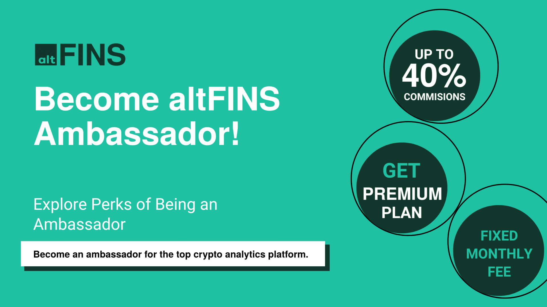 🚀 Become an altFINS Crypto Ambassador - altFINS